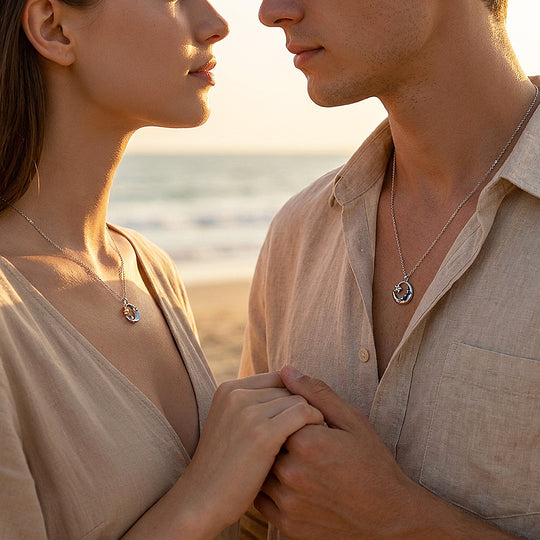 Starlight Symphony | Couple Necklace
