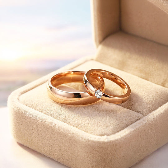 Sugar | High-Polished Classic Dome Solitaire Wedding Band