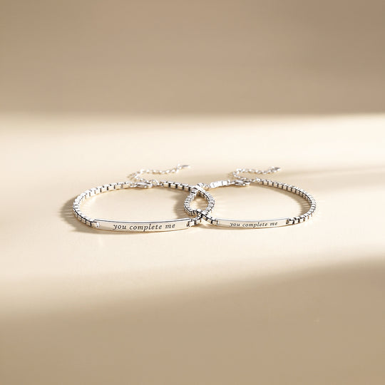 You Complete Me | Couple Bracelets
