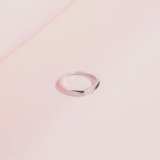 Marquise Solitaire Ring | 925 Sterling Silver | PRM7100