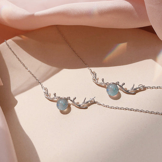 Luxe4050 - Strawberry Crystal Necklace - | Singapore Jewellery, Wedding Rings &amp; Gifts | Same Day Delivery | Tiara.com.sg