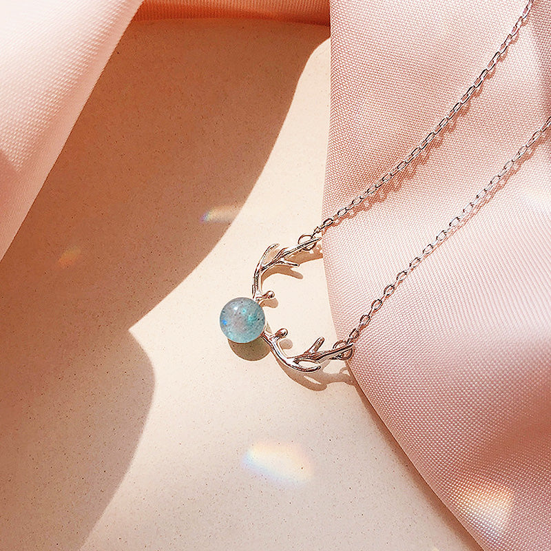 Luxe4050 - Strawberry Crystal Necklace - | Singapore Jewellery, Wedding Rings & Gifts | Same Day Delivery | Tiara.com.sg