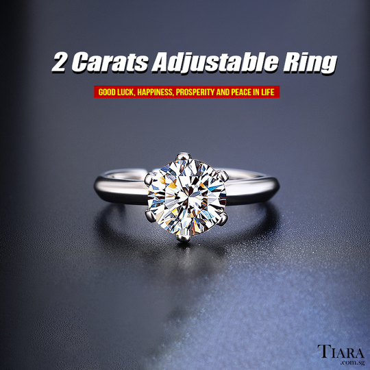 Tiara Adjustable Ring - | Singapore Jewellery, Wedding Rings &amp; Gifts | Same Day Delivery | Tiara.com.sg